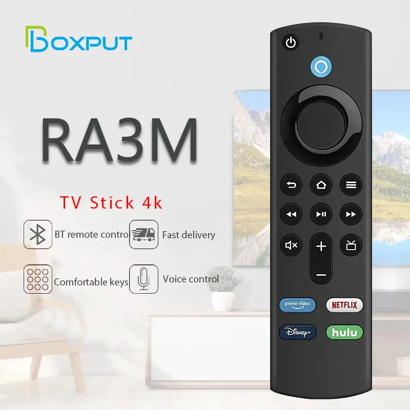 RA3M Air Mouse Bluetooth Voice Control Remote Backlight Wireless Remote Controller for Amazon Fire Stick