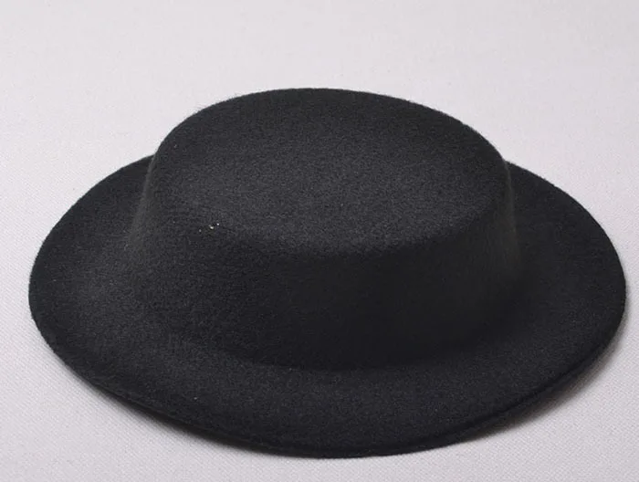 

17 см верхняя шляпа, детские головные уборы для мальчиков и девочек, свадебные вечерние шапочки, кепка для танцев, сделай сам, Базовая Кепка д...