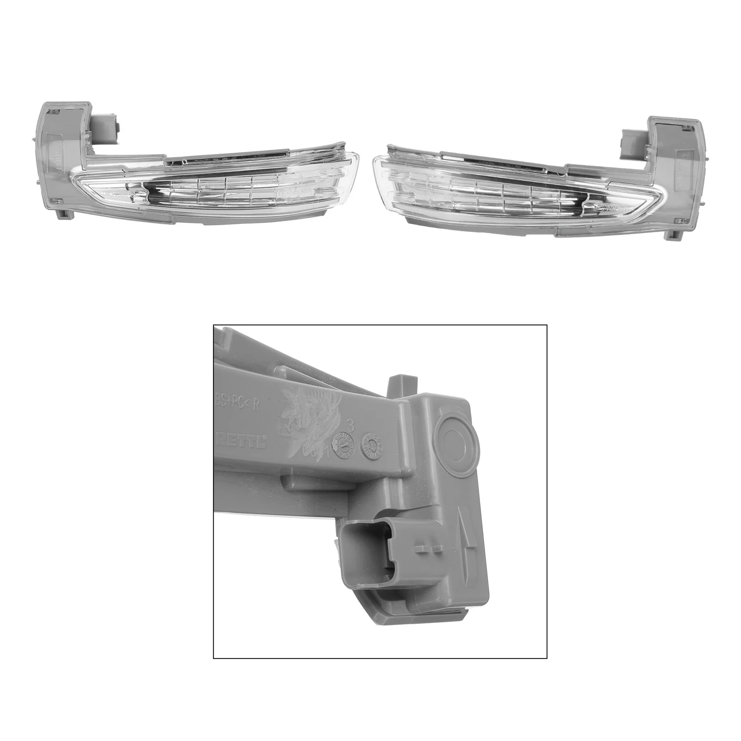 Автомобильное крыло зеркало заднего вида указатель поворота лампа 6325J4 6325J5 для