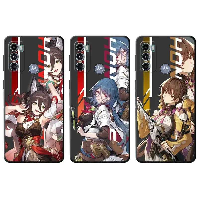 phone Cases for Motorola Moto G22 G51 5G case G30 G9 Power 30 G73 G32 G200 fundas Antiscratch cover Honkai Star Rail Luka Arlan
