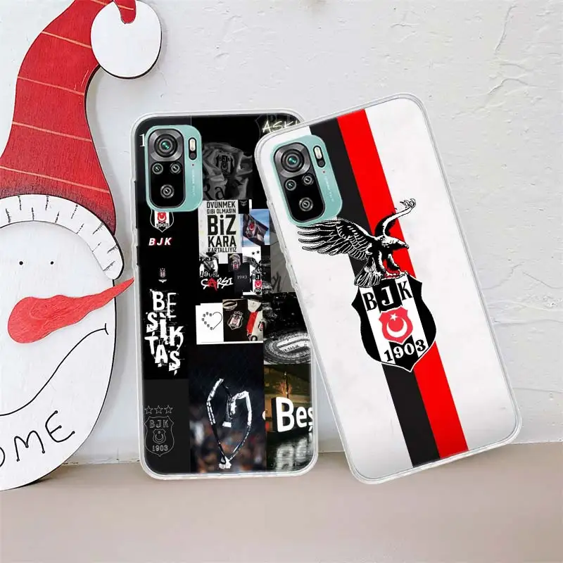 Модный чехол для телефона Besiktas BJK Redmi Note 14+ 13 Pro Plus 5G 12 12C 10 9 8 7 10A 10C 9A 9C 9T 8A 7A K60 K70 Cover Capa