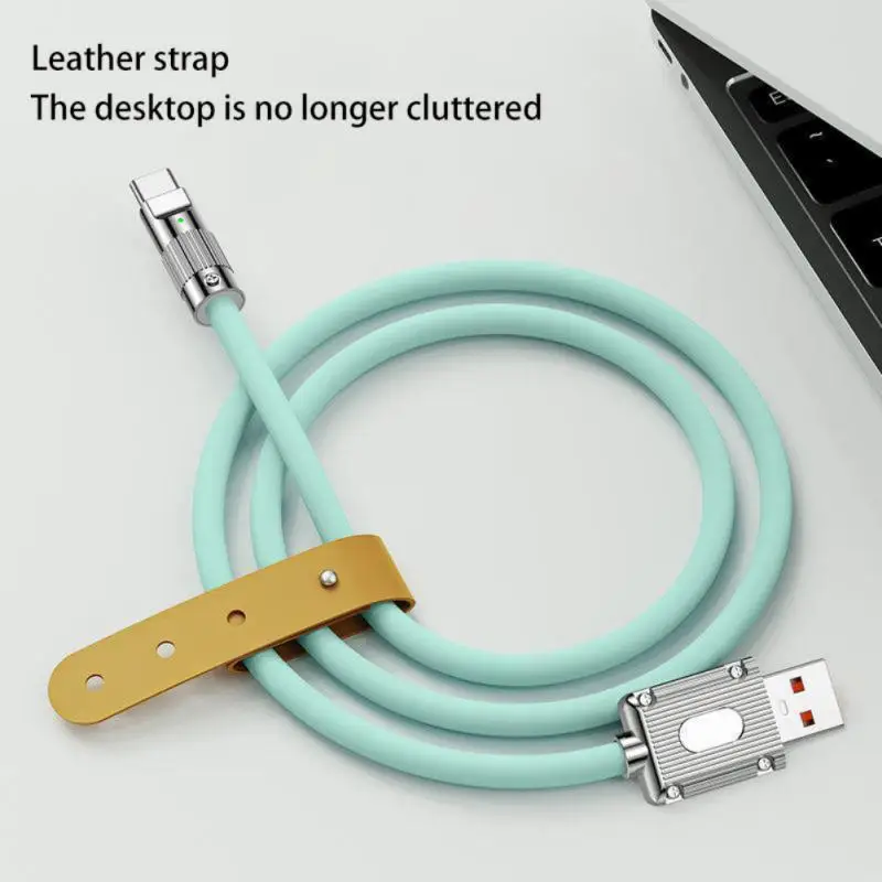 

Silica Gel Charging Cable New Usb-c 120w Typec For Huawei P30 P40 Pro Xiaomi Poco Hot Data Cable Mobile Phone Zinc Alloy