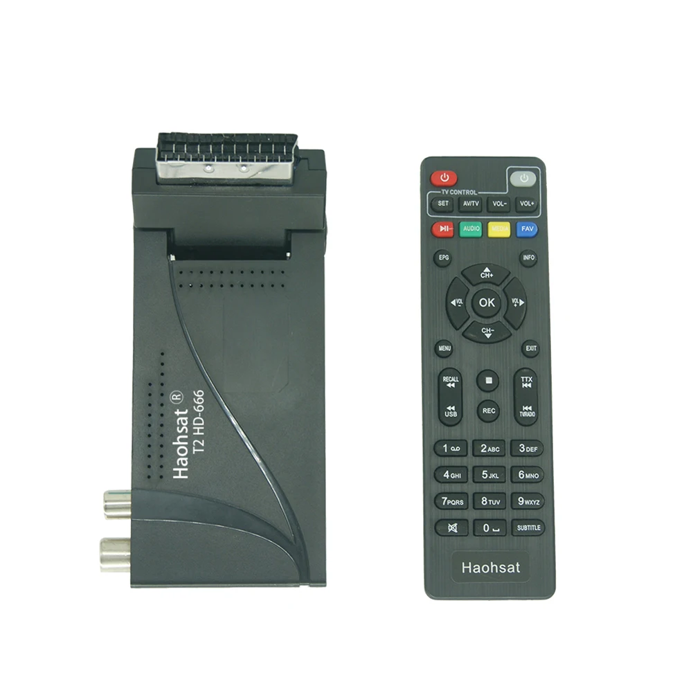 Цифровой ТВ-ресивер DVB-T2 666 Scart HD для Италии/Германии/Франции/Испании Европы DVB T2