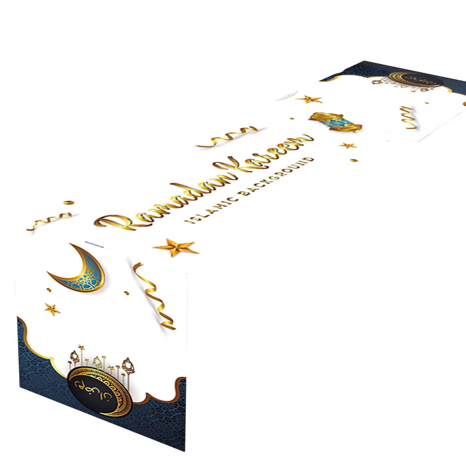 

Ramadan Kareem Table Runner Ramadan Kareem Linen Table Cloth Tabletop Decorations Islamic Muslim Tablecloth Party Ornament For