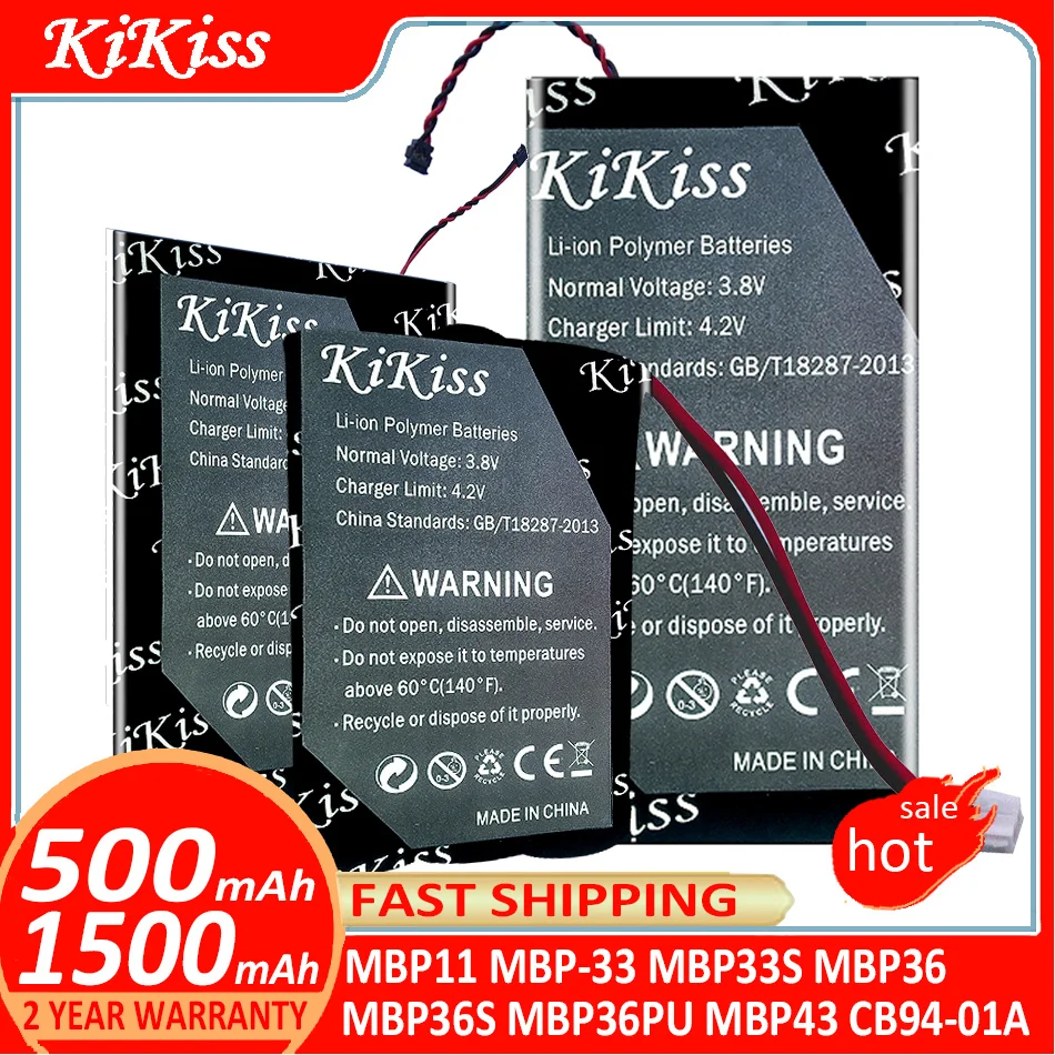 

KiKiss Battery for Motorola MBP11 MBP-33 MBP33S MBP36 MBP36S MBP36PU MBP43 CB94-01A Batterij + Track NO