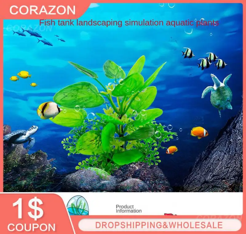 

Pseudoflowers Simulation Landscape Simulation Aquarium Simulation Vase Simulation Seaweed Fish Tank Landscaping Decoration