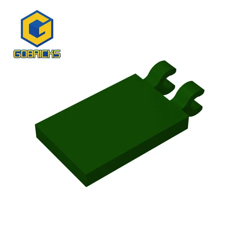 Gobrick 1 шт. MOC 2x3 с 2 зажимами кирпичи совместимые моделями 30350 детали конструктора