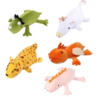 green short plush dinosaurs and unicorns and leopards and other dolls pp cotton childrens toys