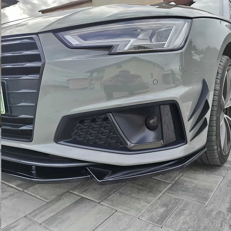Для Audi A4 Competition B9 2019+ Автомобильный передний сплиттер бампер спойлер передняя