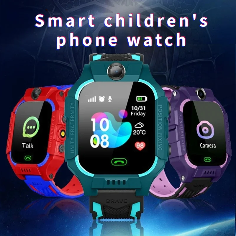 

Новые Детские умные часы с Sim-картой, SOS вызовом, LBS трекером, камерой, голосовым чат, математическими играми, фонариком, Водонепроницаемые Детские умные часы 6-го поколения