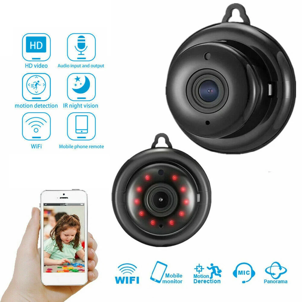 1080 HD IP-камера мини Wi-Fi камера с инфракрасным ночным видением 2-полосная аудиосвязь