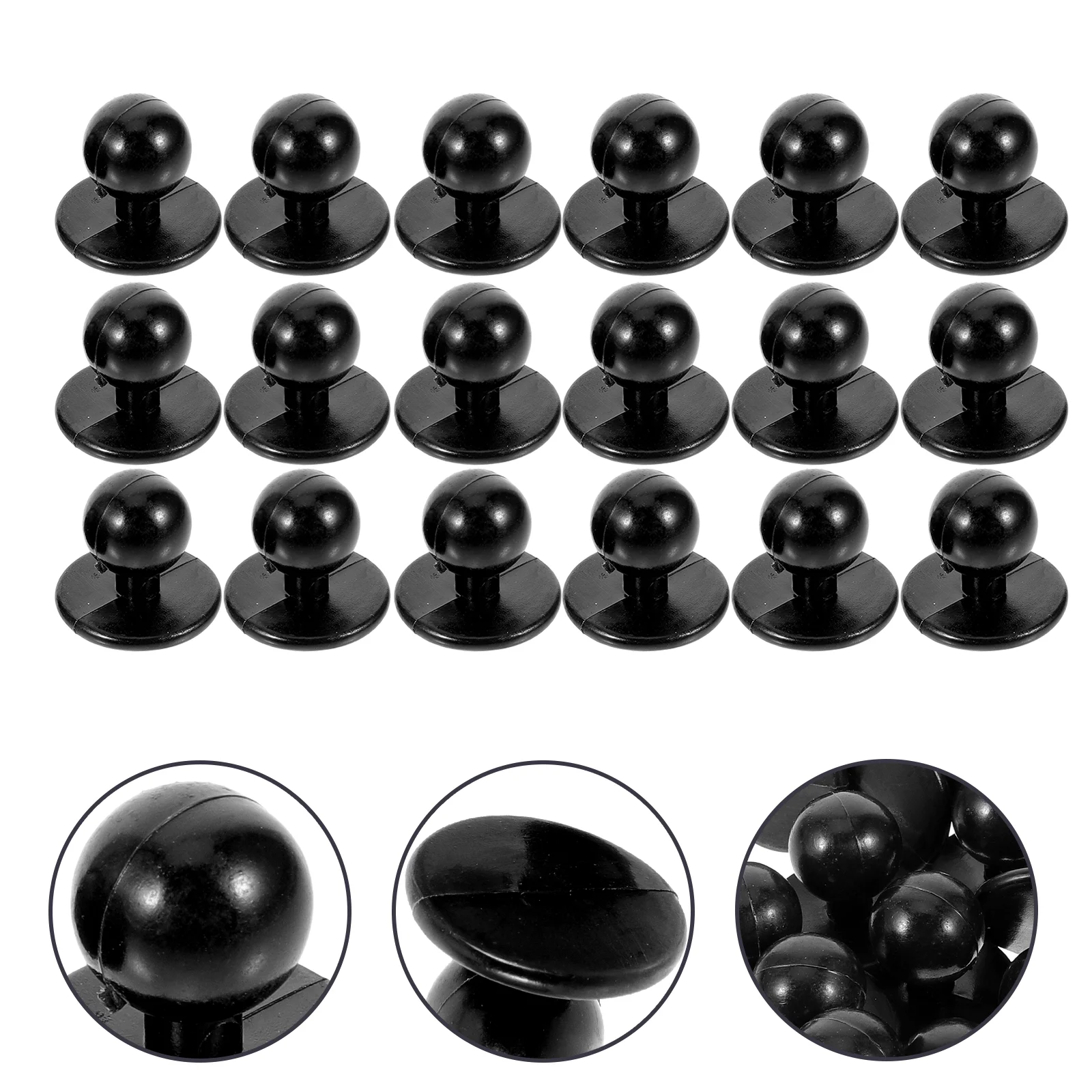 

100pcs Buttons Practical Clothes Buttons Chef Suit Sewing Buttons DIY Plastic Buttons