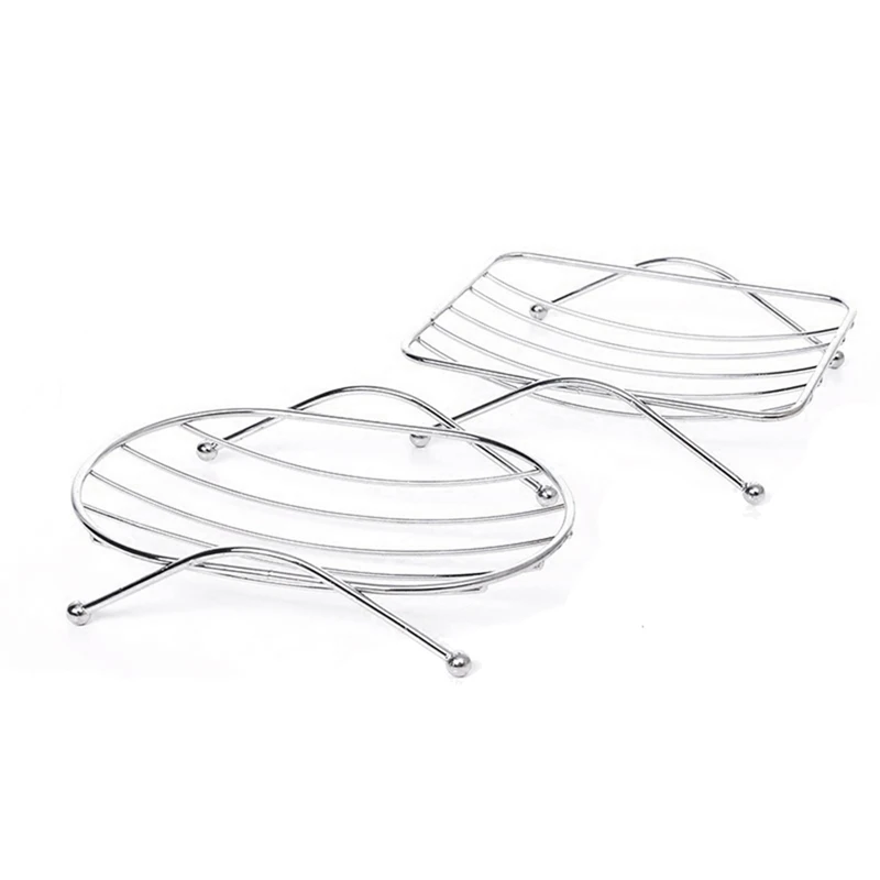 

Simple Stainless Steel Soap Holder Soap Dish Creative Non-Water Soap Tray Soap Holder Toilet Drain Soap Holder