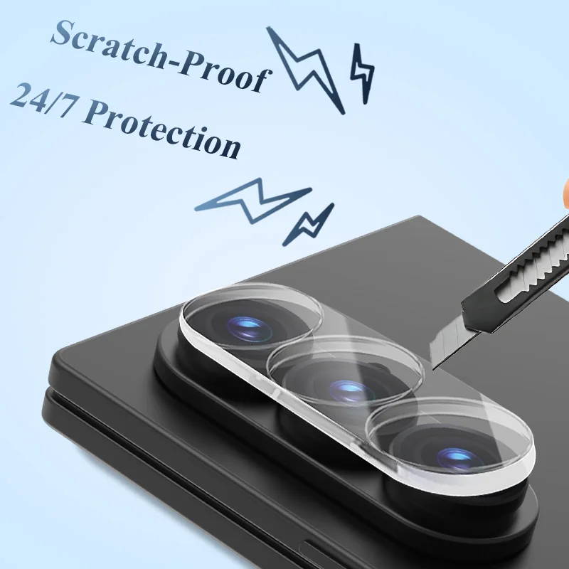 Фото Lereach для Samsung Galaxy Z Fold 8 Ultra Flip 8 Защитное стекло для объектива камеры, устойчивое к царапинам, с высокой прозрачностью №5