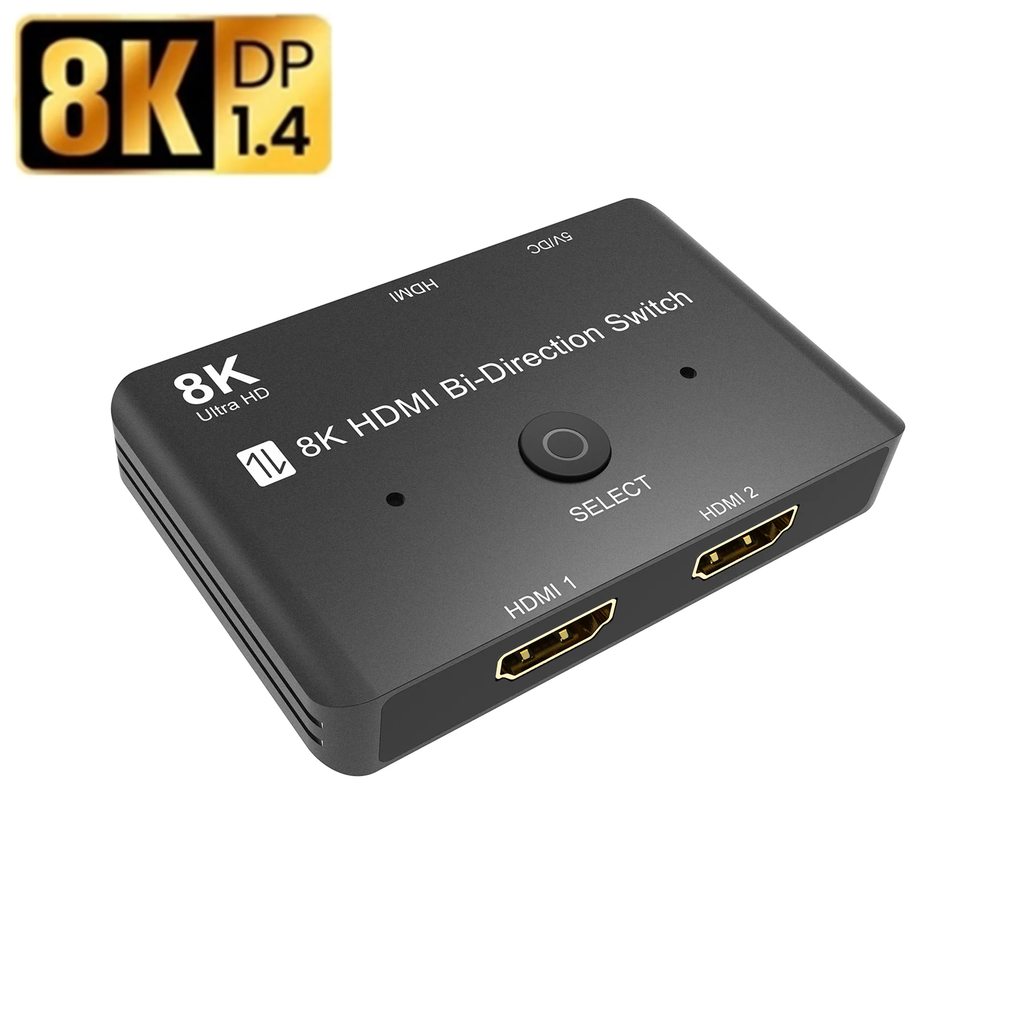 

HDMI 2.1 Bi-Directional Switch 8K 60Hz 4K 120Hz Switcher Adapter 2 in 1 Out Converter Splitte For PC TV PS4 Xbox PS5 Projectors