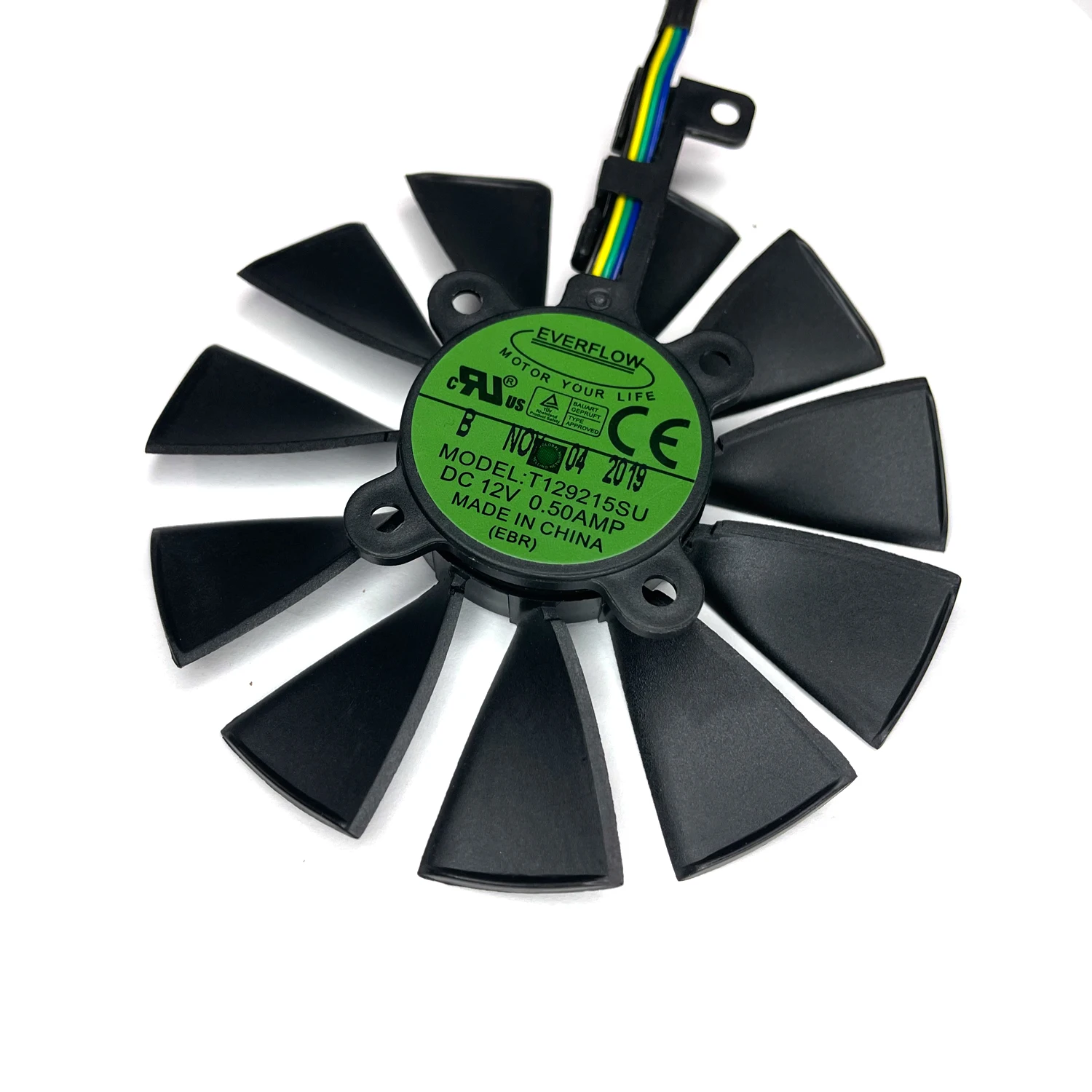 Новинка T129215SU T129215SM 87 мм 6PIN DC 12 В для ASUS GTX980Ti R9 390X 390 GTX1070GraphicsCardFans с функцией