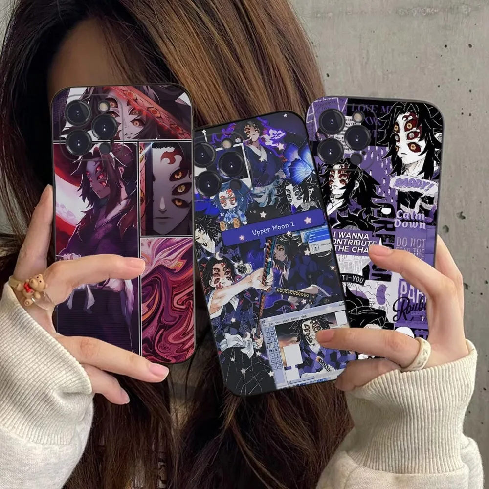 

Kokushibo anime iphone case For iPhone 15 14 11 12 13 Mini Pro XS Max Cover 6 7 8 Plus X XR SE 2020 Funda Shell