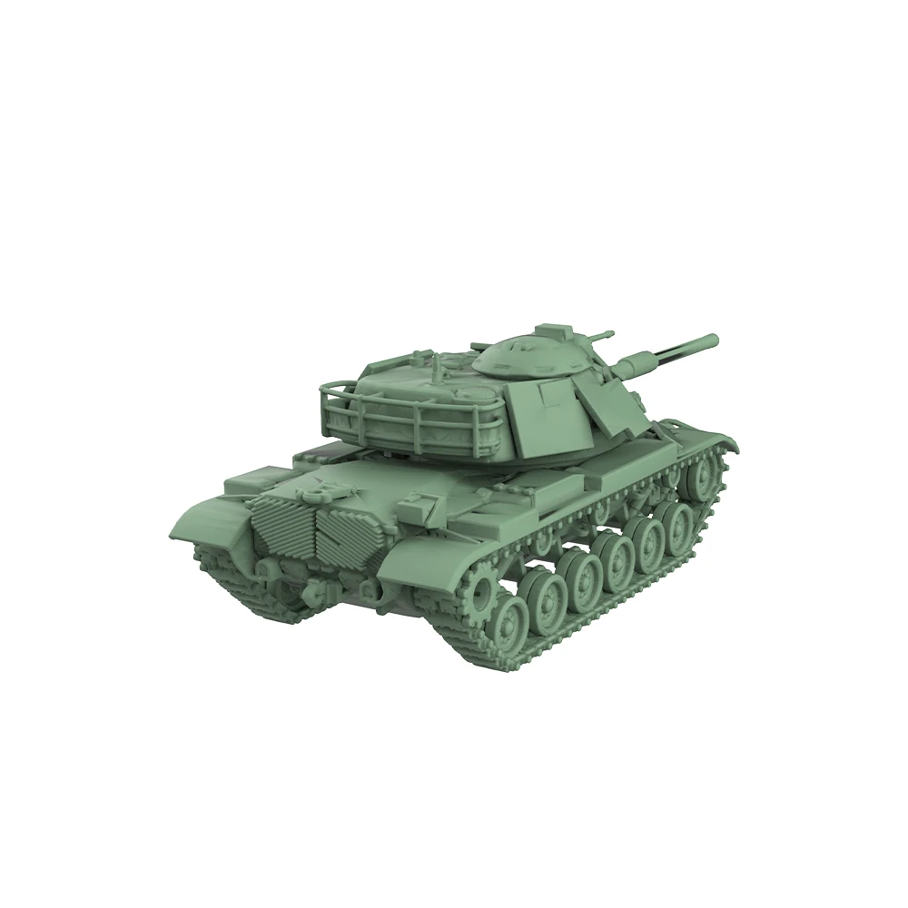 Фото 1/220 1/160 1/87 SSMODEL SS928 Железнодорожная военная модель Комплект США M60A1-Patton Основный боевой танк №2