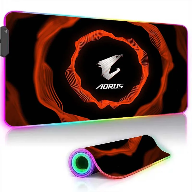 

Большой Настольный коврик Aoru's Xxl, игровой коврик для мыши Rgb, большой коврик для мыши, аксессуары для офиса, светодиодный коврик для мыши, игровой коврик с подсветкой
