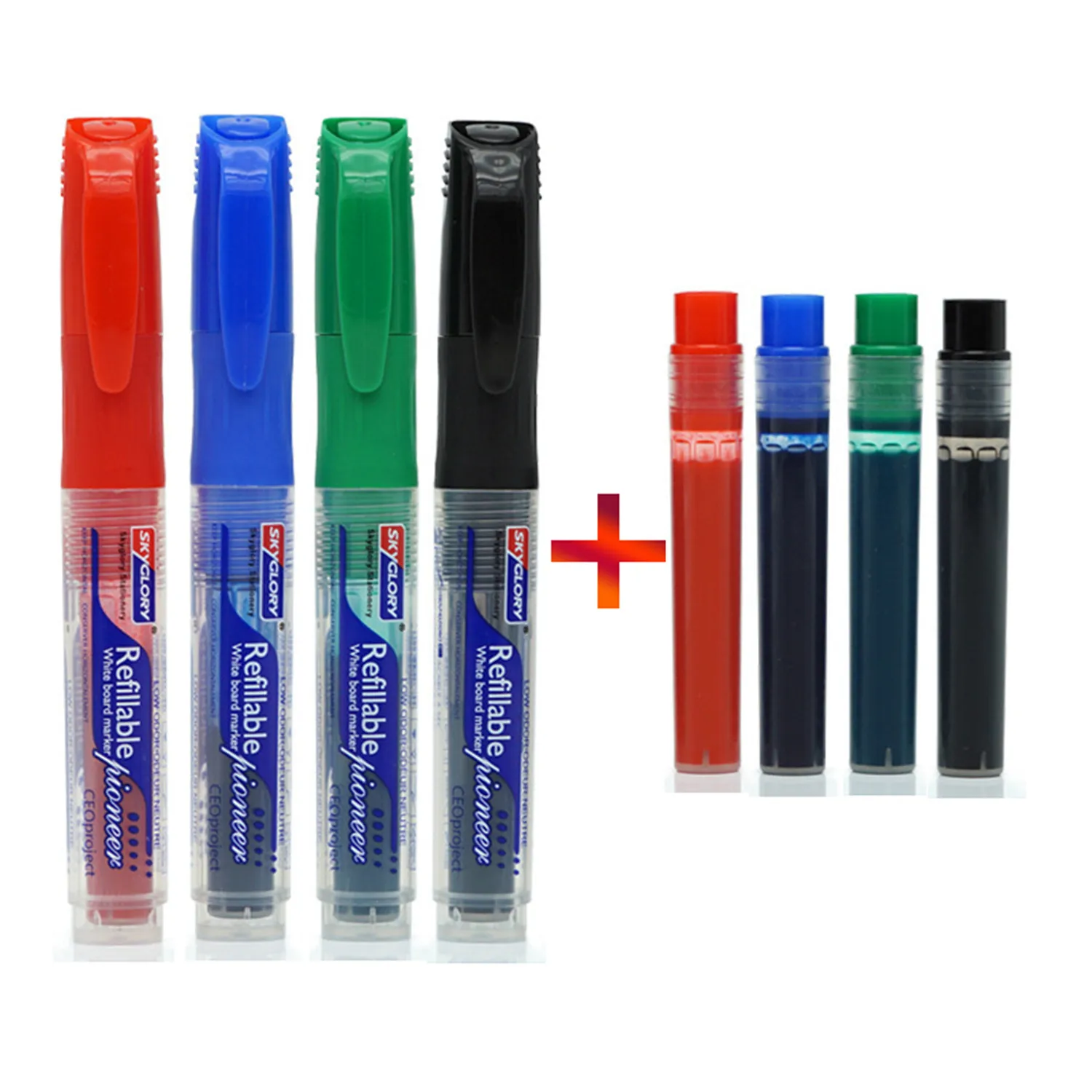 

Стирающиеся маркеры для доски, 8 шт., металл