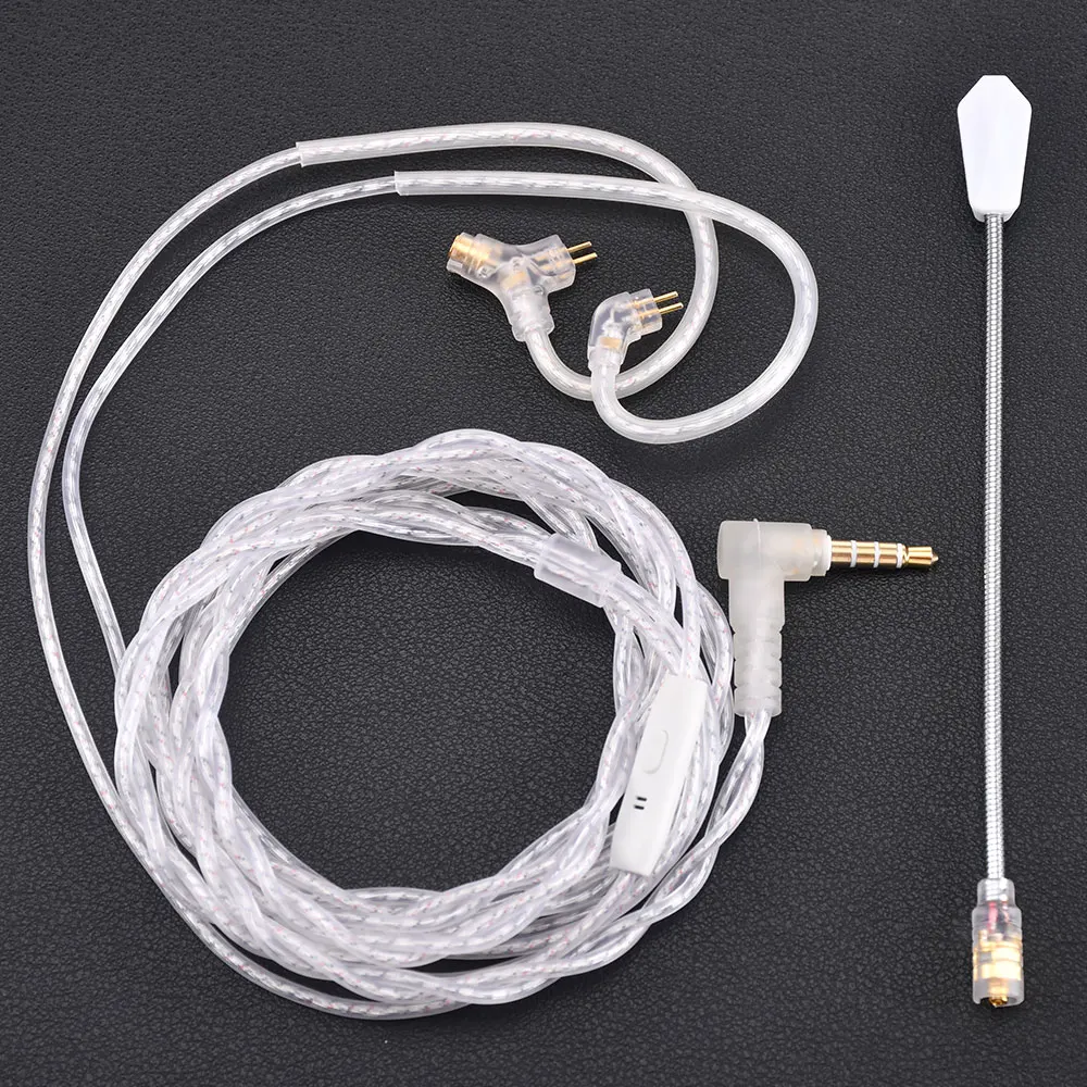 Новый кабель для обновления наушников Kinera Celest Sky Wing с микрофоном 2Pin 0,78 IEMs для игровых звонков, разъем для наушников для подарков (art.: 3920cfee67b48) - 3920cfee67b48