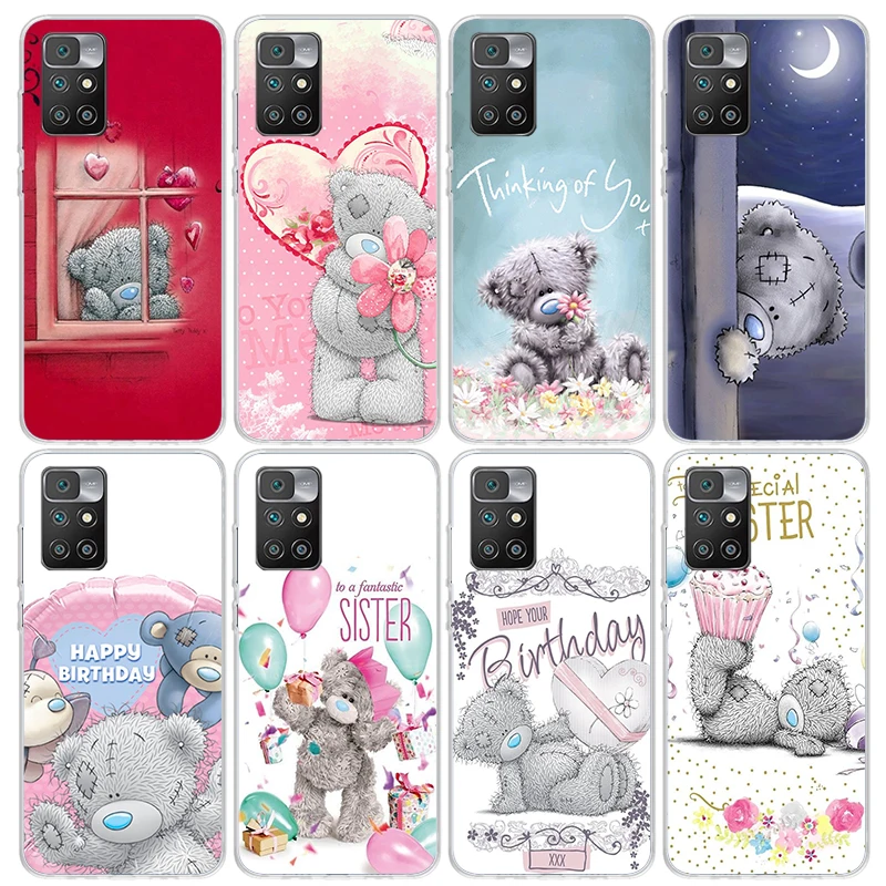 Чехол для телефона Teddy Me To You Bear Xiaomi Redmi 12C 12 10A 10C 10X 10 9A 9C 9T 9 8A 8 7A 7 6A 6 Pro K70 K60 K40 K20 Soft Cover