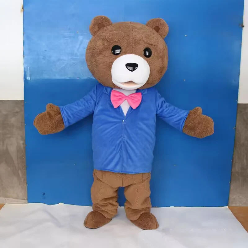 Новый мультяшный костюм куклы льва волшебный талисмана плюшевого милого медведя