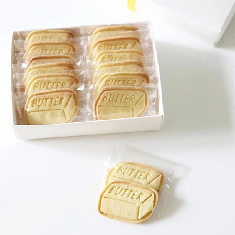 

Kitchen Tools Butter Square Brick Shape Cookie Cutter Biscuit Mold Bakeware Baking Food Garde Plastic Biscuit Fondant Cutter