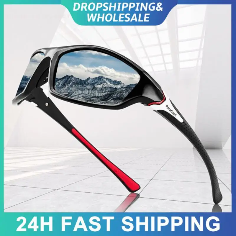 

Polarized Sunglasses Cycling Glasses Retro Women Men's Driving Goggles Outdoor Mountaineering Fishing Hiking Blackout Eyewear