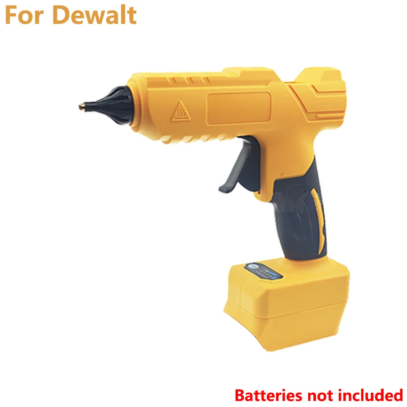 

Ручной беспроводной мощный сверхмощный пистолет для горячего клея для Makita/Dewalt/Milwaukee 18 В, литий-ионный аккумулятор, 100 Вт, электрический инструмент для термоплавкого клея