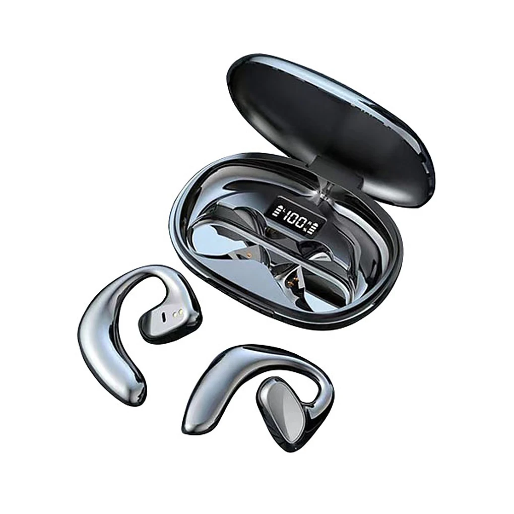 

Stereo Sound Air Conduction Bluetooth-compatible Earphones Quick Speed Wireless Sports Headphone Fitness Earpiece