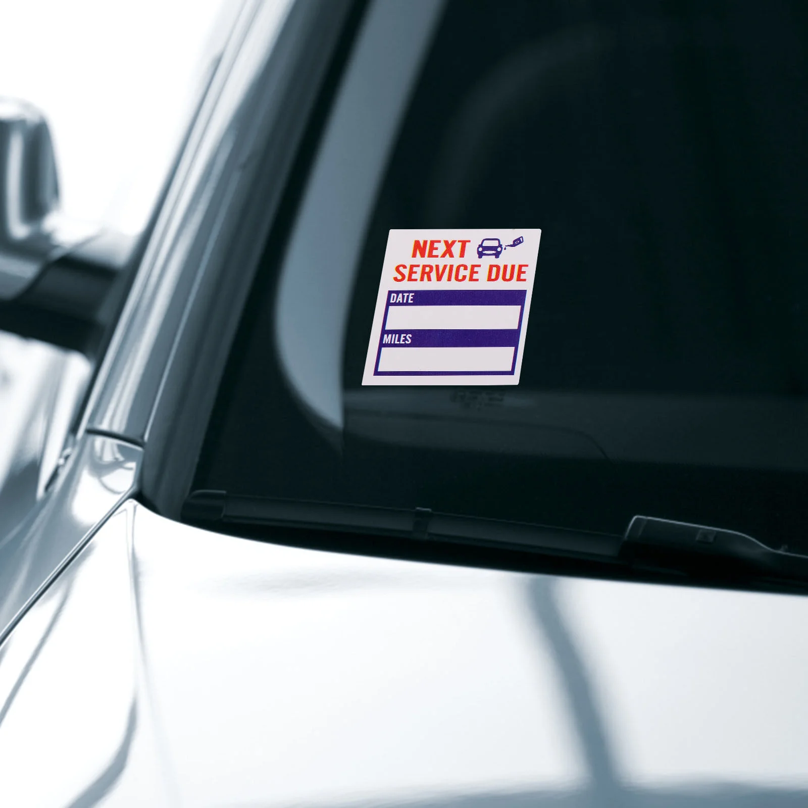 

Car Oil Change Service Label Adhesive Sticker Stickers Due Reminder Removable Changing