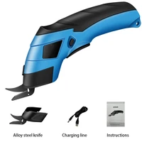 3 6v fabric rechargeable electric scissors wireless battery cutter cloth carpet pvc leather cutting tools cordless sewing shear