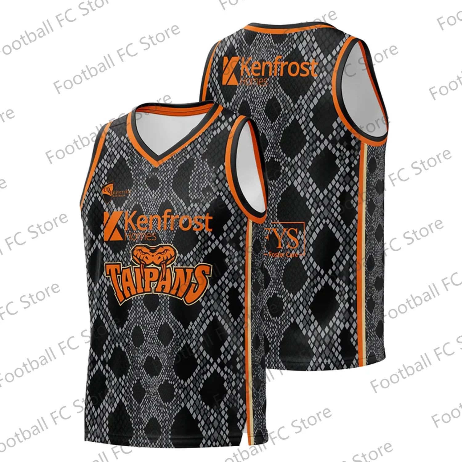 Новое Поступление Лета 2024 Футболка Из Джерси Австралии Керранов Taipans Унисекс