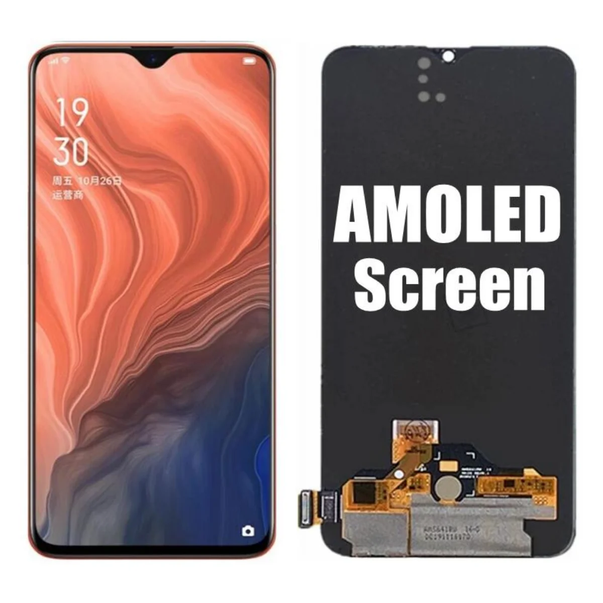 

Запасные части iParts для OPPO Reno Z PCDM10 CPH1979 OLED ЖК-дисплей сенсорный экран в сборе OEM запчасти для ремонта