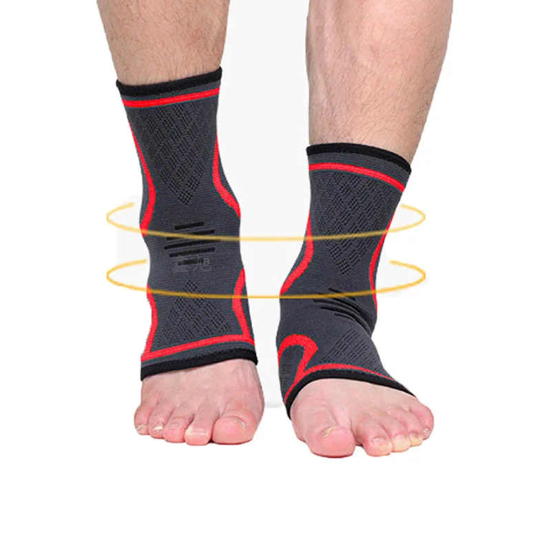 Фиксированный компрессионный фиксатор голеностопа для занятий спортом фитнесом