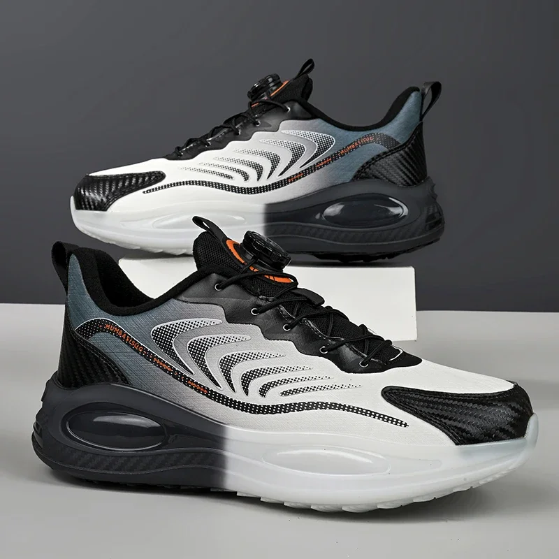 Мужские кожаные кроссовки Повседневная модная обувь для ходьбы и бега роскошные