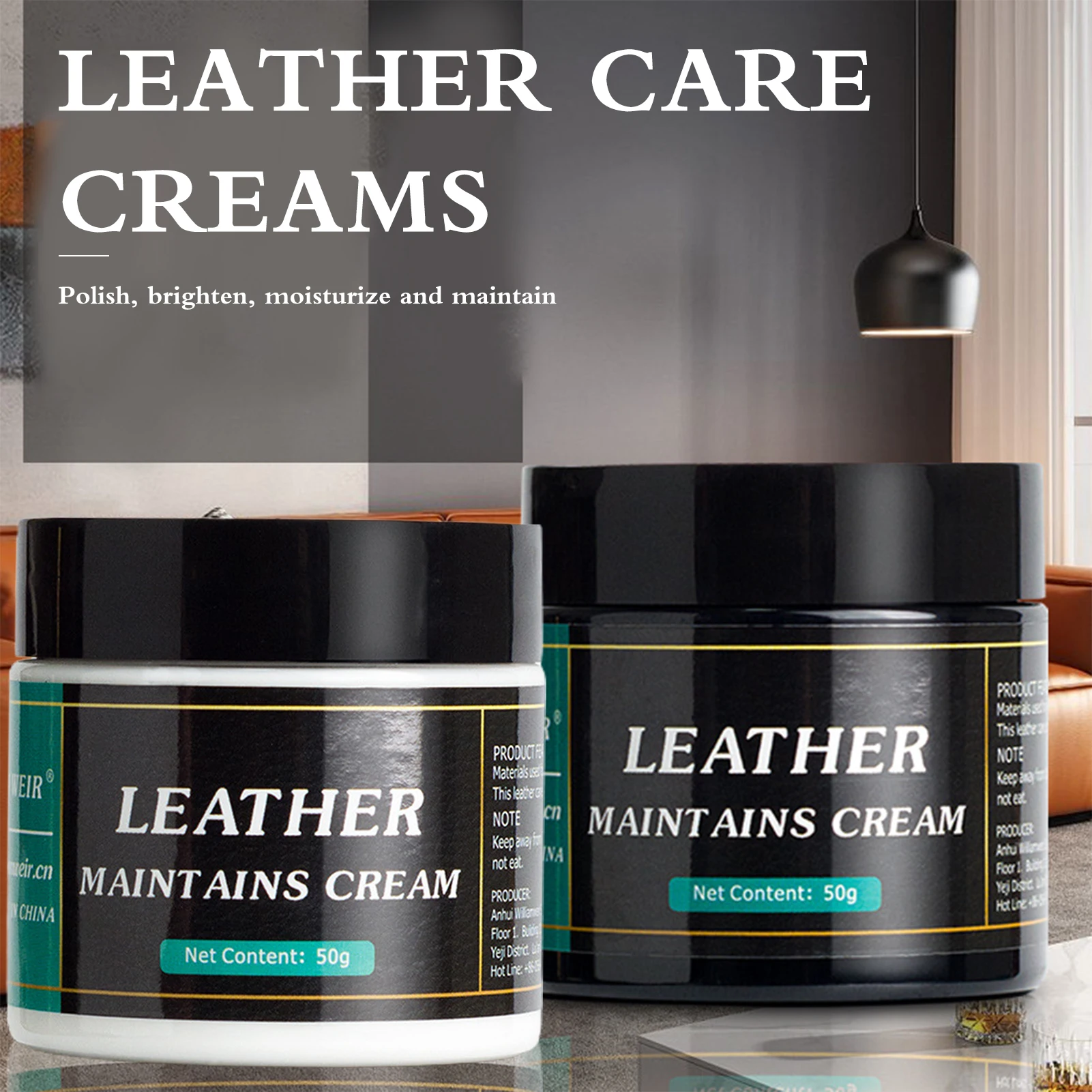 

Leather Maintenance Cream Scratch Repair Restore Faded Renew Leather Restorer Leather Care Products Leather Repair Cream PR Sale