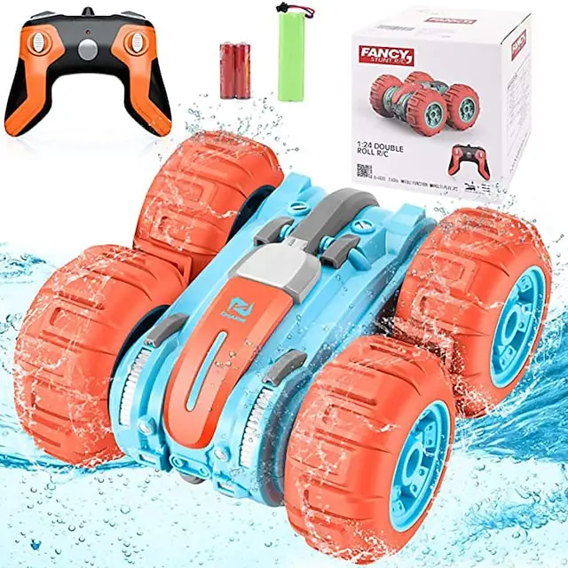 

Игрушечный автомобиль с дистанционным управлением, водонепроницаемая перезаряжаемая машинка с дистанционным управлением и вращением на ...