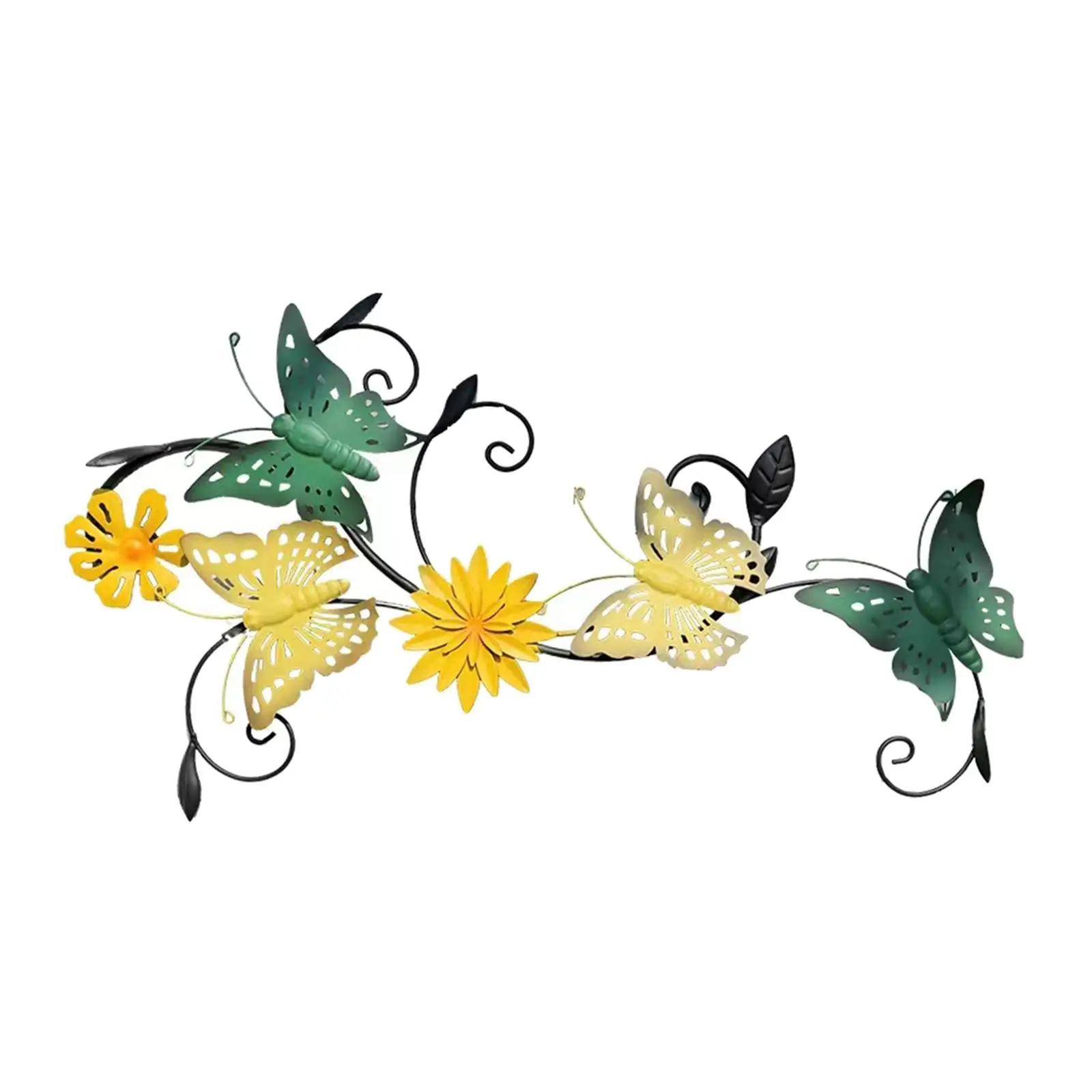 

Металлические стены Искусство бабочки и искусственное украшение креативный Рустик