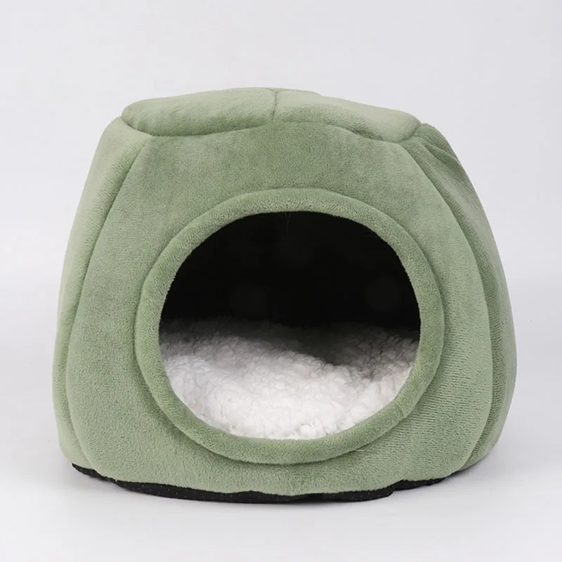 

Cat Bed Winter Nest Small Pet Warm Cage Cave Dog Bed House Fleece Cusion Hide Sleeping Bag Basket Cushion Cat Hiding Nest