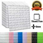 3D наклейки на стену, имитация кирпича, самоклеющиеся обои, панель для гостиной, дома, спальни, декор для кухни, ТВ, водонепроницаемый фон