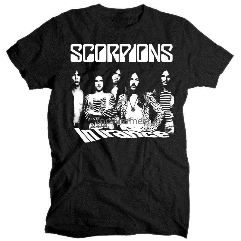 

Scorpions Band In Trance Black T Shirt Cotton All Sizes S-5Xl