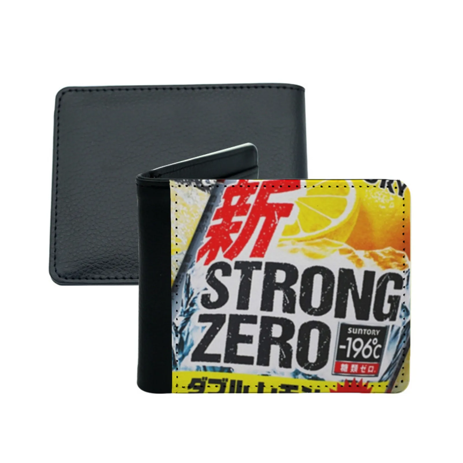 Персонализированный мужской кожаный кошелек Strong Zero для кредитных карт японский