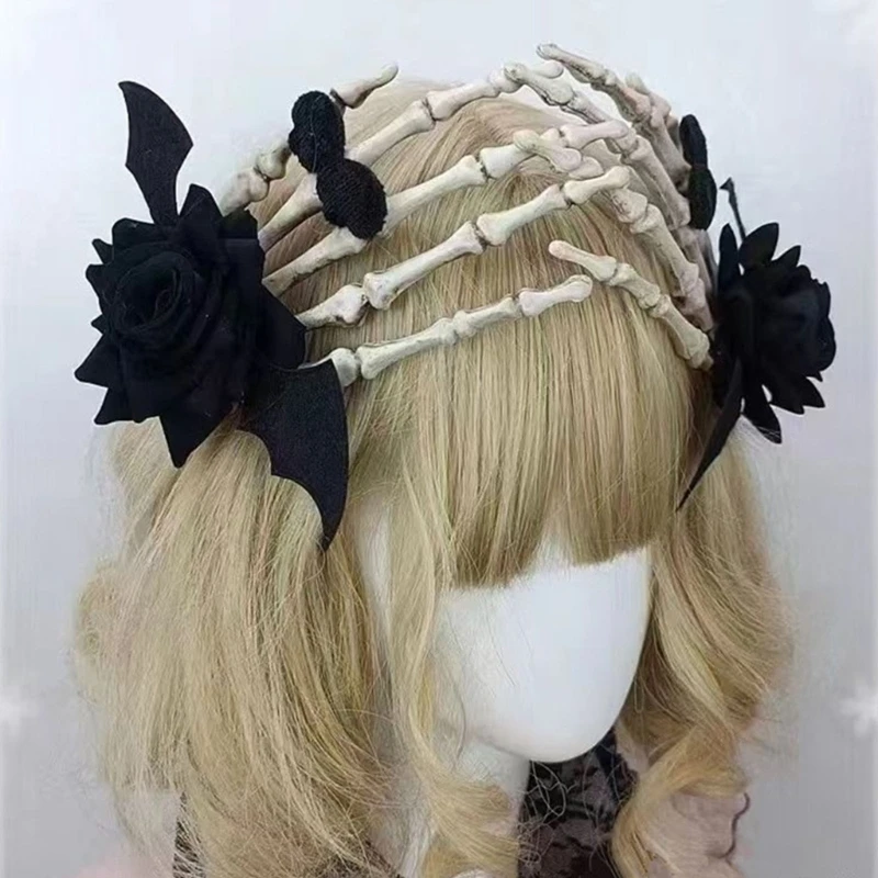 Универсальные аксессуары для волос с ушками лисы и черепом модные зажимы ушей