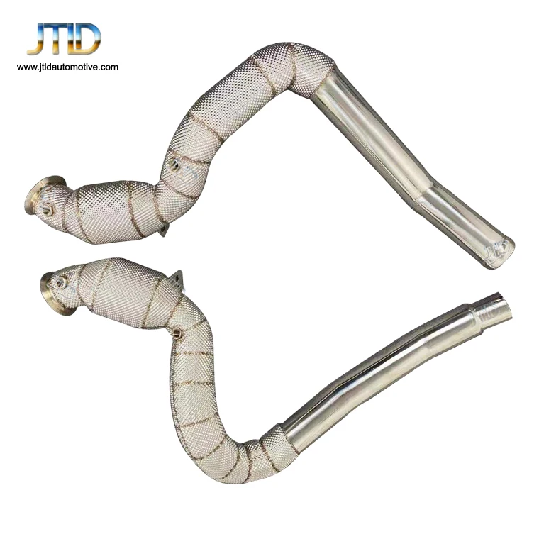 Теплозащитная выхлопная труба для Mercedes Benz AMG GT SS304 система из нержавеющей стали