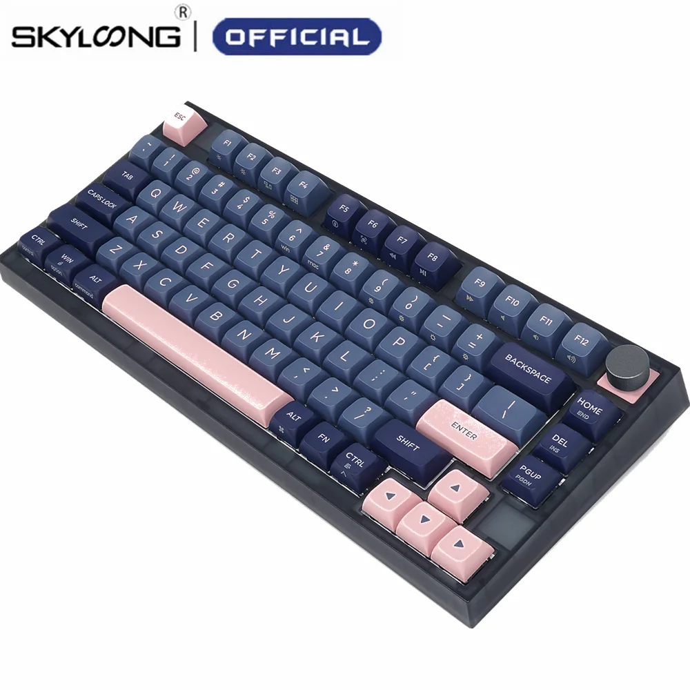 Клавиатура Механическая SKYLOONG GK75, программируемая, с поворотной ручкой