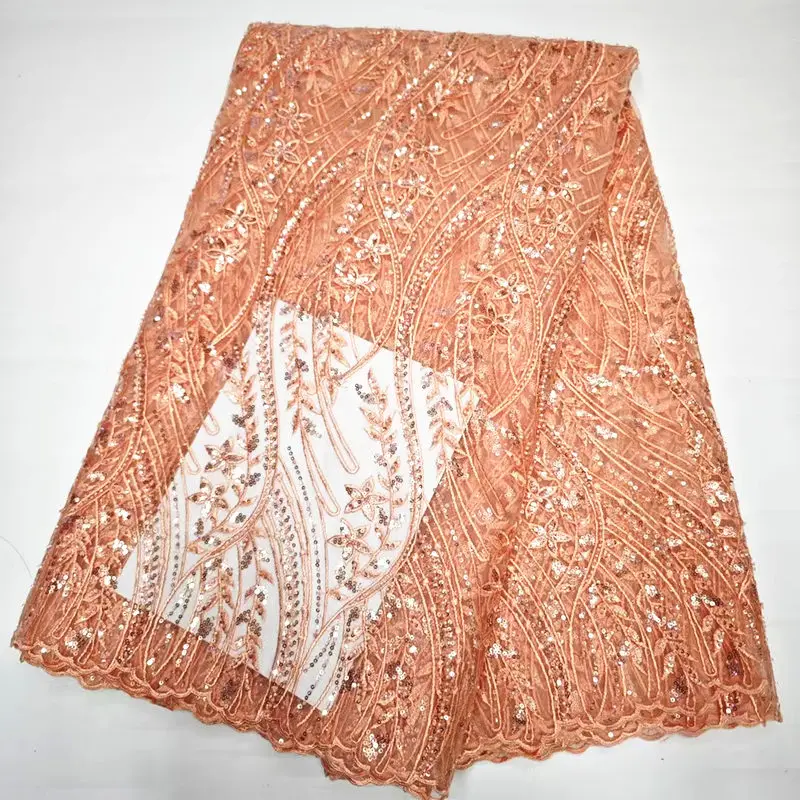 LHDN14 Белый! Хорошее качество африканского сетчатого кружева с блестками красивое