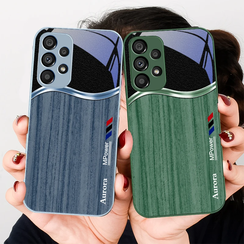 Деревянные элементы для Samsung Galaxy S23 U ltra 24 Plus S20 21 FE S25 Ultra A70 A72 73 51 52 53 Чехол телефона