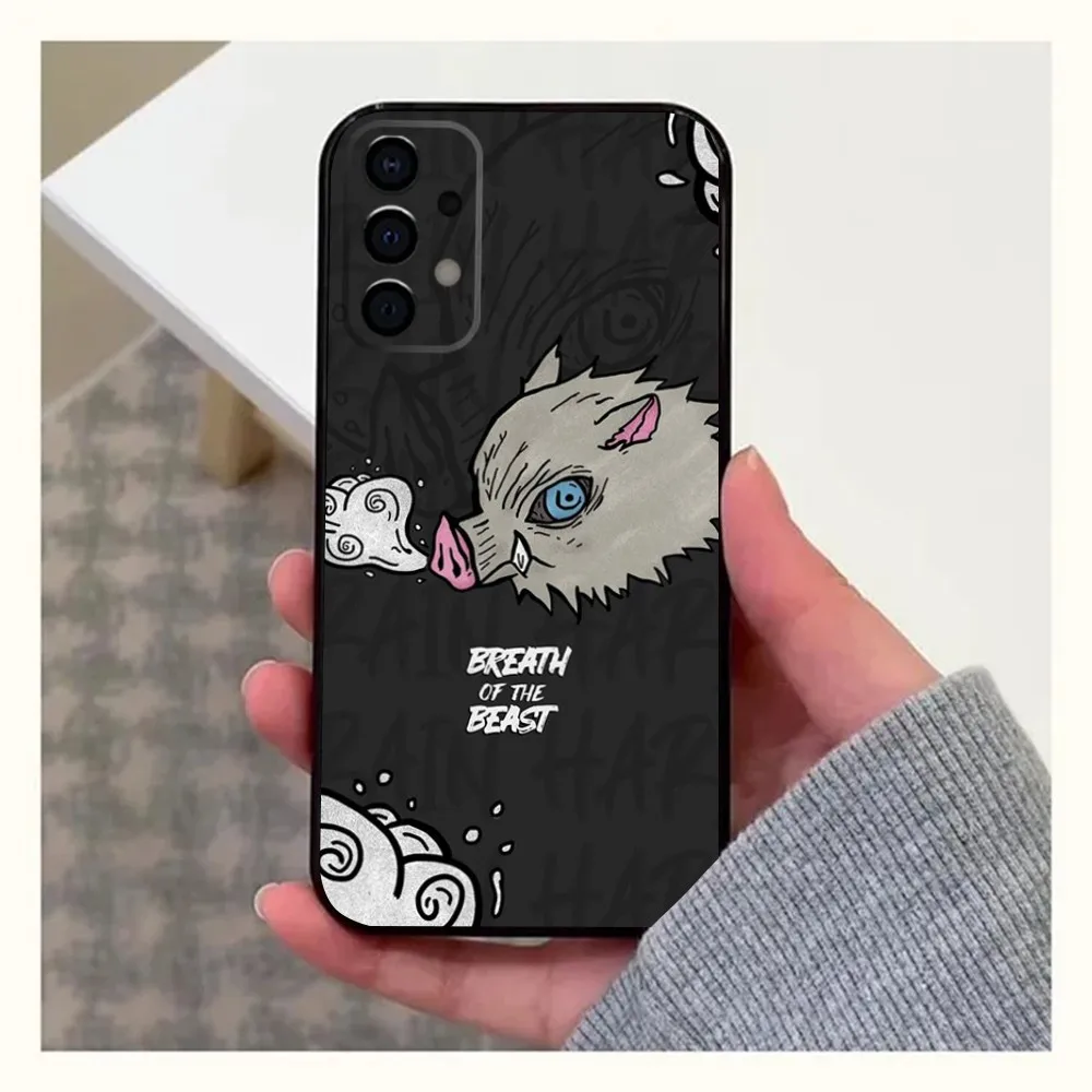 K-Kimetsu no Yaba Giyu чехол для телефона Samsung Galaxy A20 A21s A22 A31 A32 A52 A53 A72 73 A80 A91 мягкий черный